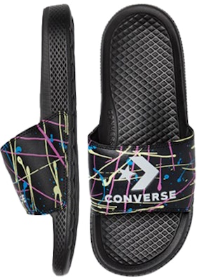 Converse Chuck Taylor All Star Slide Pintura Salpicada 'Negro Rosa' 170820C Purchase Converse Chuck Taylor All Star Slide Pintura Salpicada 'Negro Rosa' 170820C