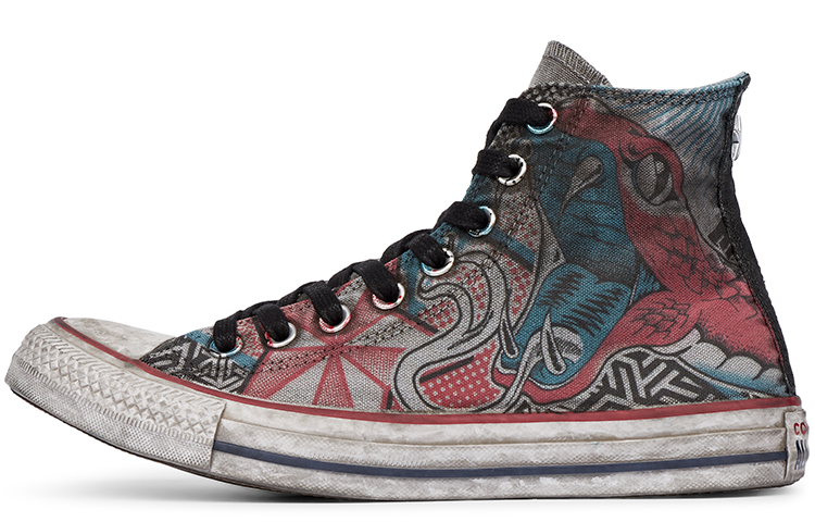 Buy Converse Chuck Taylor All Star Tattoo Ular Tinggi 'Merah' 164519C