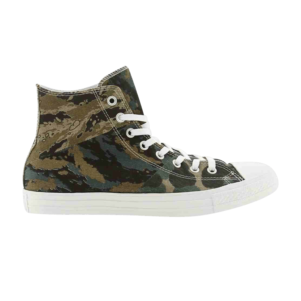 Buy 匡威Chuck Taylor All Star三色拼接高帮“卡其棕榈绿” 142281C