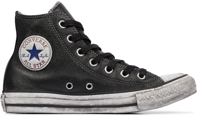 Buy Converse Chuck Taylor All Star Vintage Leather Black White 158575C Novelship