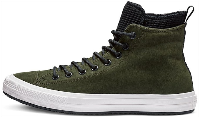 Converse Chuck Taylor All Star Cuero Impermeable Verde/Negro/Blanco Alta 162408C Buy Converse Chuck Taylor All Star Cuero Impermeable Verde/Negro/Blanco Alta 162408C
