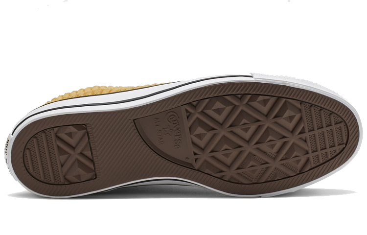 Shop チャックテイラー オールスター コーデュロイ ハイカット（イエロー） 165147F