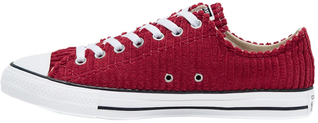 匡威Chuck Taylor All Star寬條燈芯絨低筒款 红白 Buy 匡威Chuck Taylor All Star寬條燈芯絨低筒款 红白