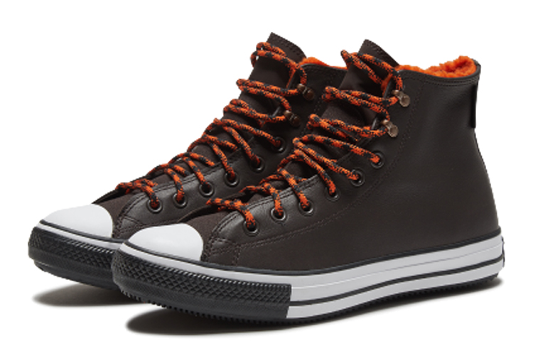 Lookbook Converse Chuck Taylor All Star Winter Hi Gore-Tex Kulit Velvet Brown 165933C