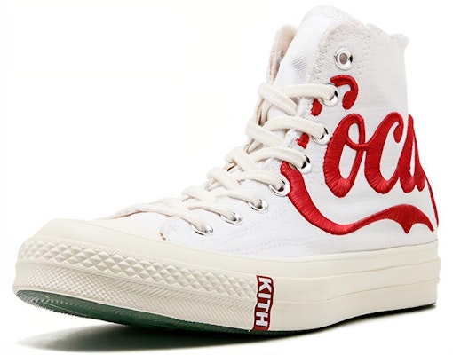 Converse Chuck Taylor AllStar 70s Hi Kith CocaCola White 70s 'White Red' CN160286C Lookbook Converse Chuck Taylor AllStar 70s Hi Kith CocaCola White 70s 'White Red' CN160286C