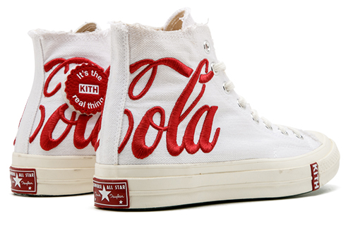 Shop 컨버스 척테일러 70s 키스 코카콜라 화이트 '화이트 레드' CN160286C