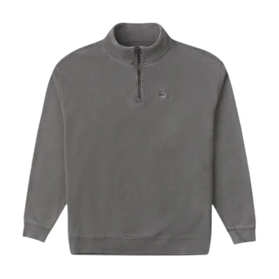Converse Chuck Taylor Half-Zip Black Sweatshirt Unisex Casual Cotton Fashion 10027558-A01