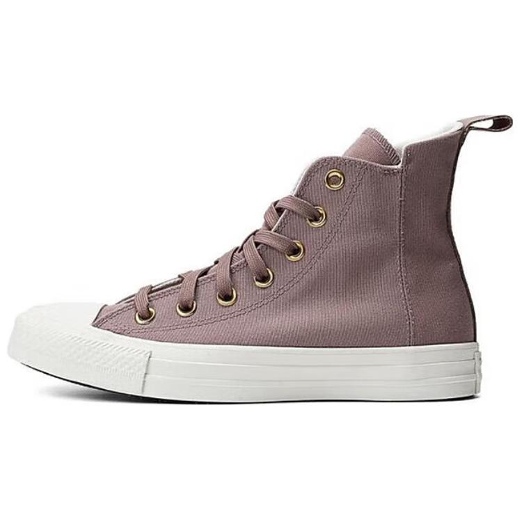 Converse Chuck Taylor High-Top Canvas Shoes Gray Beige A10432C
