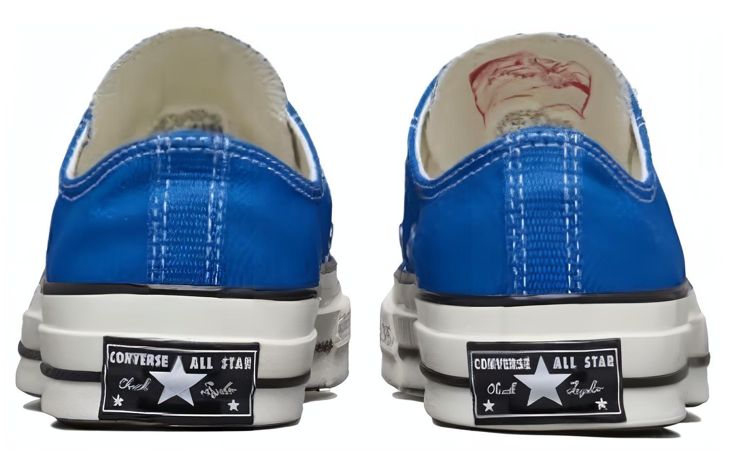 Shop 匡威 CHUCK TAYLOR 防滑耐磨 低筒 帆布鞋 男女款 藍白