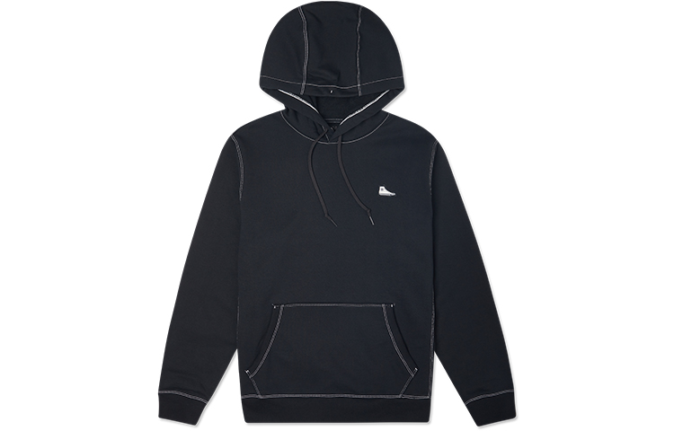 Converse Chuck Taylor Patch Pullover Hoodie Unisex Black 10021571-A01