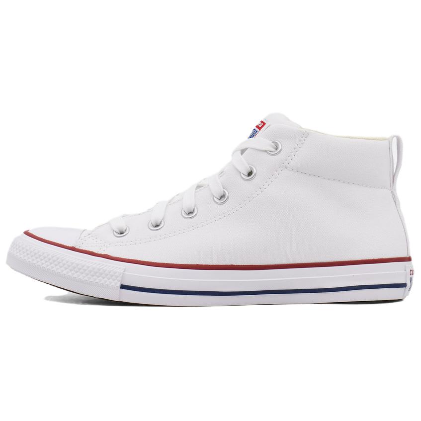 Converse Chuck Taylor Seasonal CT Street White Mid-Top Canvas Sneakers 149546C
