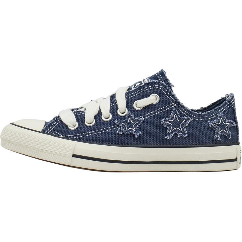 Converse Chuck Taylor Seasonal Low-Top Canvas Shoes Blue Comfortable Fit A20568C