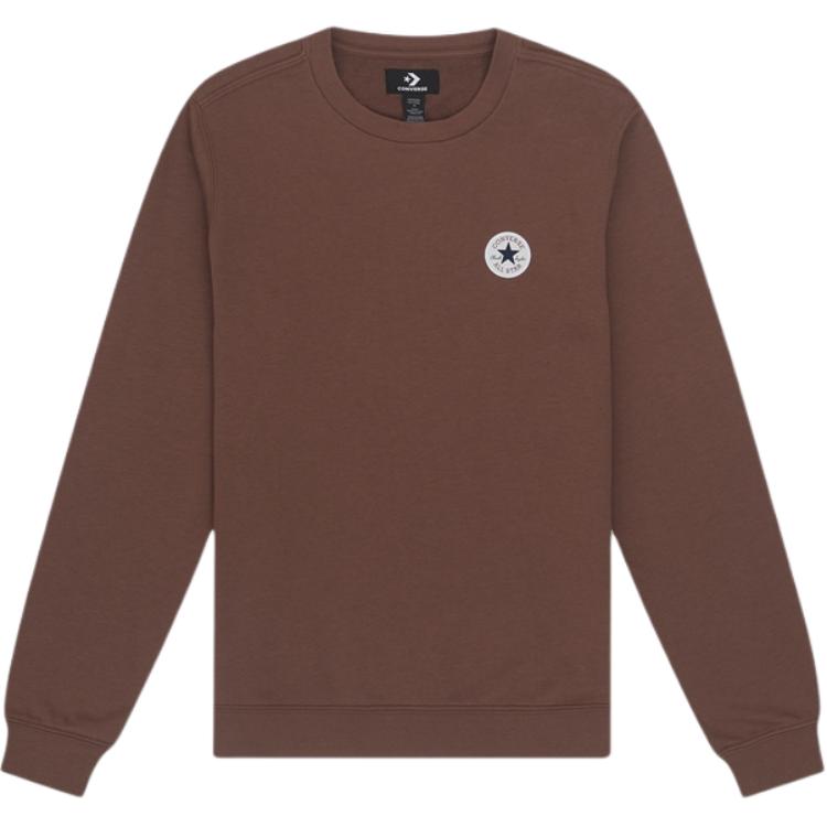 Converse Chuck Taylor Star Logo Unisex Brown Soft Long-Sleeve Sweatshirt 10027001-A04