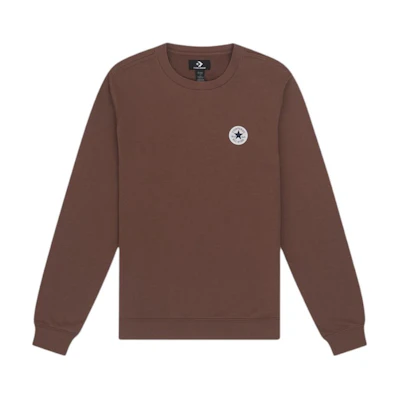 Converse Chuck Taylor Star Logo Unisex Brown Soft Long-Sleeve Sweatshirt 10027001-A04