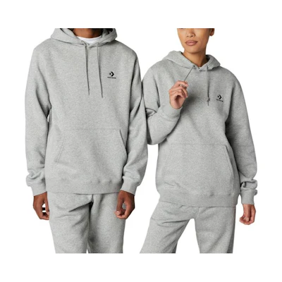Converse CHVRON SS23 Fleece Pullover Sweatshirt Unisex Grey 10024509-A06