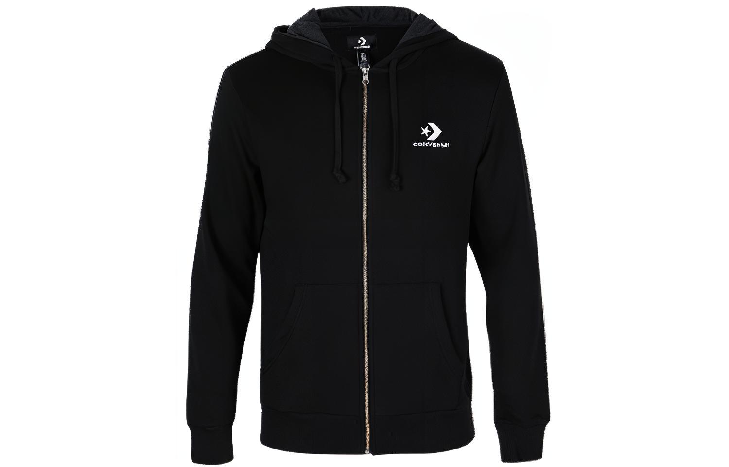 Converse Classic Logo Hoodie Jacket Black 10008925-A01