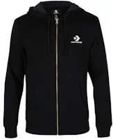 Converse Classic Logo Hoodie Jacket Black 10008925-A01 Converse Classic Logo Hoodie Jacket Black 10008925-A01