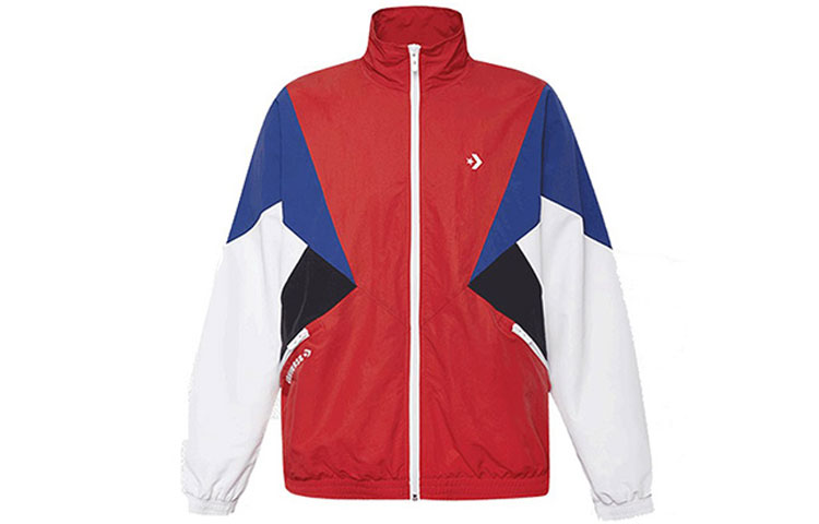 Converse Classic Retro Colorblock Jacket Red 10018363-A01