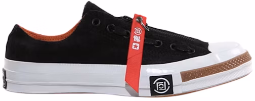 Converse CLOT x Undefeated x Chuck 1970s Ox 'Black Blank' 141754C2 Converse CLOT x Undefeated x Chuck 1970s Ox 'Black Blank' 141754C2