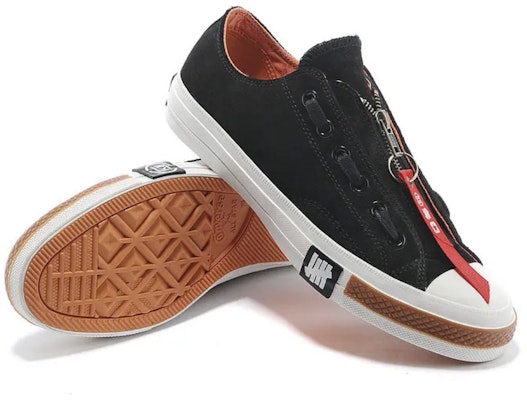 Converse CLOT x Undefeated x Chuck 1970s Ox 'Hitam Kosong' 141754C2 Order Converse CLOT x Undefeated x Chuck 1970s Ox 'Hitam Kosong' 141754C2