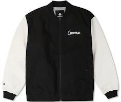 Converse College-Style Casual Jacket Black 10025514-A03 Converse College-Style Casual Jacket Black 10025514-A03