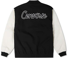 Lookbook Converse College-Style Casual Jacket Black 10025514-A03