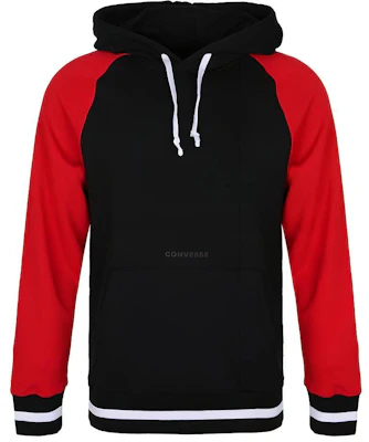 Converse 拼色復古連帽衫 - 黑色 10017990-A01 Buy Converse 拼色復古連帽衫 - 黑色 10017990-A01