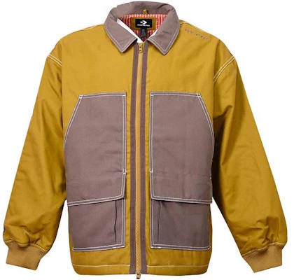 Converse Jaket Kerja Lengan Panjang Wheat Unisex Gaya Pasangan. 10022907-A03 Buy Converse Jaket Kerja Lengan Panjang Wheat Unisex Gaya Pasangan. 10022907-A03