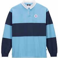 Converse Colorblock Polo Sweatshirt Blue - Stylish American Design 10025229-A03 Converse Colorblock Polo Sweatshirt Blue - Stylish American Design 10025229-A03