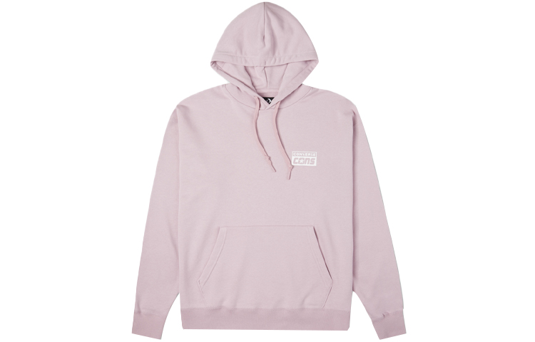 Converse Cons Colorblock Logo Hoodie Pink Casual Sportswear 10023098-A02
