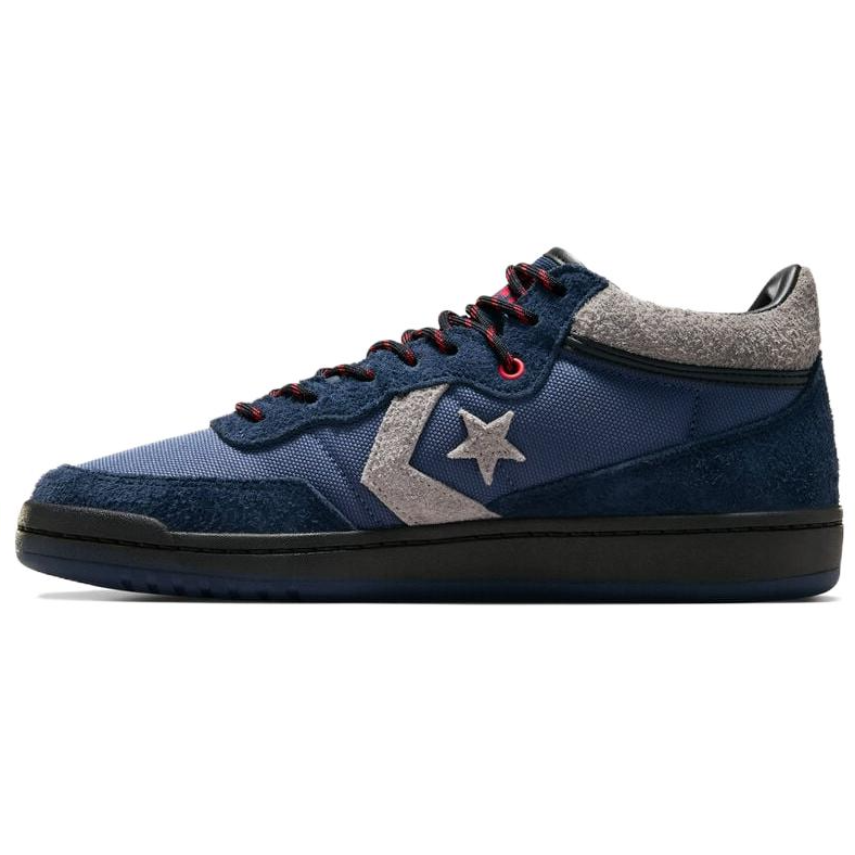 Converse CONS Fastbreak Pro Suede Mid-Top Canvas Shoes Blue Fashion. A12343C
