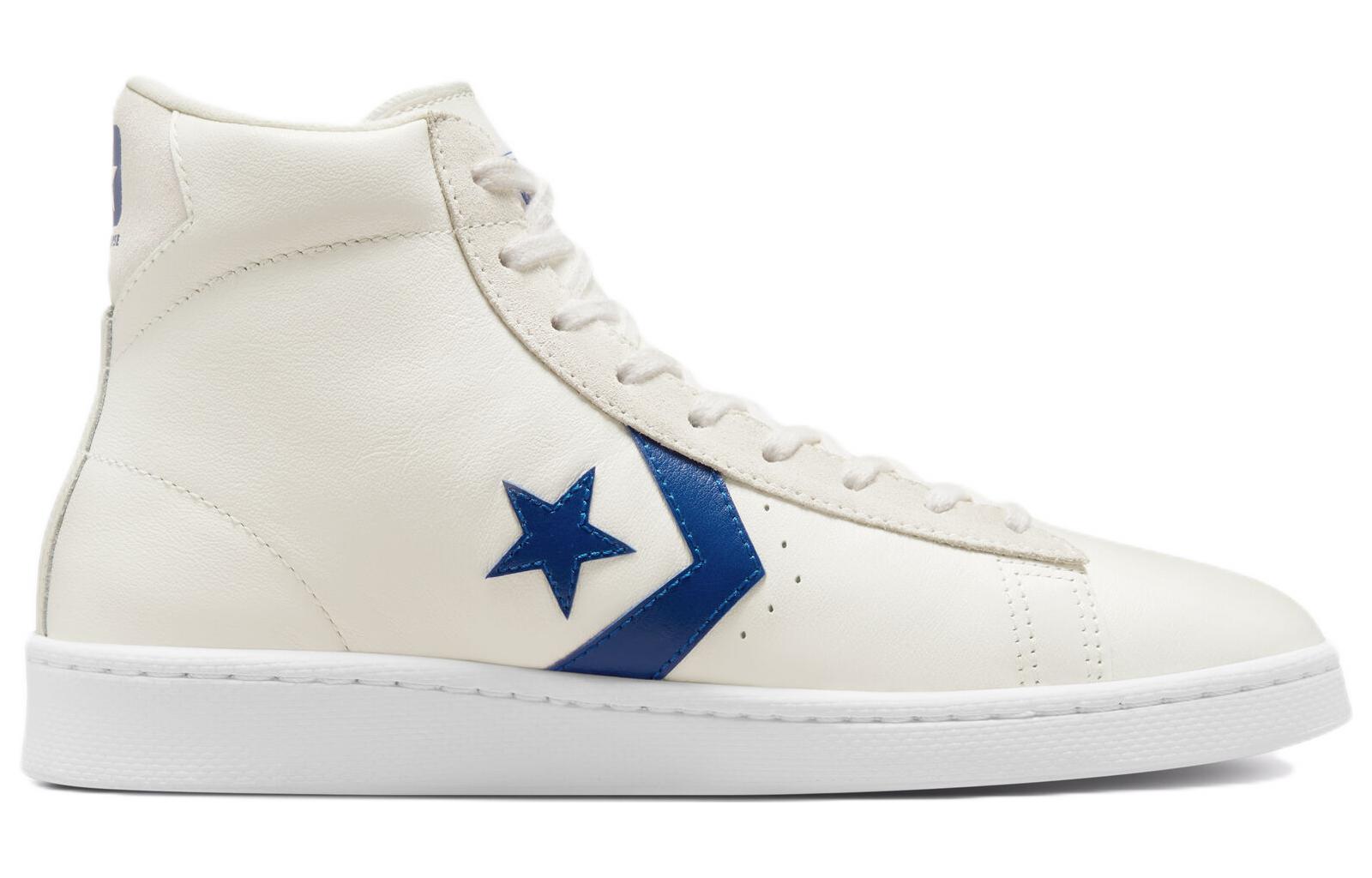 Order Converse Cons Pro Leather 防滑耐磨 高筒 滑板鞋 男女通款 白藍色