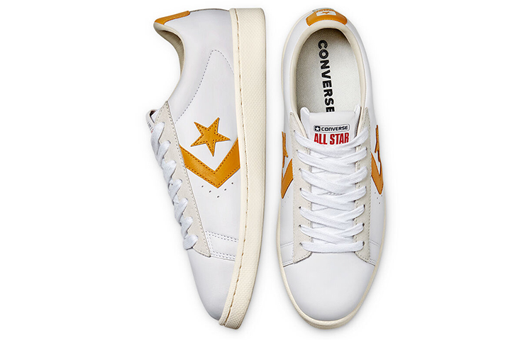 Converse Pro Leather Low Top 'White Yellow' 圖 4