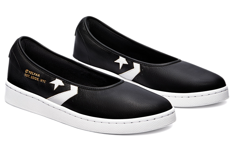 Lookbook Converse Cons Pro Leather Slip-On ''Zwart en Wit'' 172322C