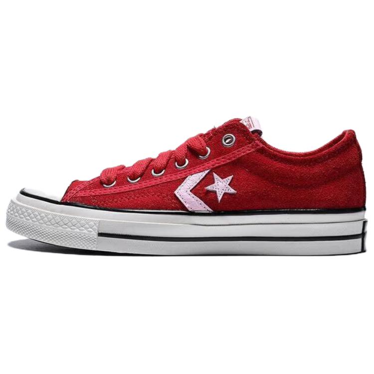 Converse CONS Seasonal Red Low-Top Canvas Shoes Casual Comfort. A17854C