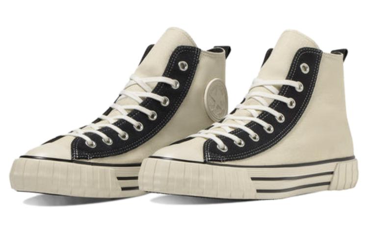 Lookbook コンバース オールスター US リブ ハイ "白/グレー" 31310971