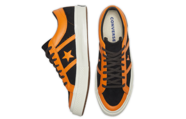 Lookbook Converse One Star Academy Low Suede 'Russet Orange' Kolej Lelaki 167137C