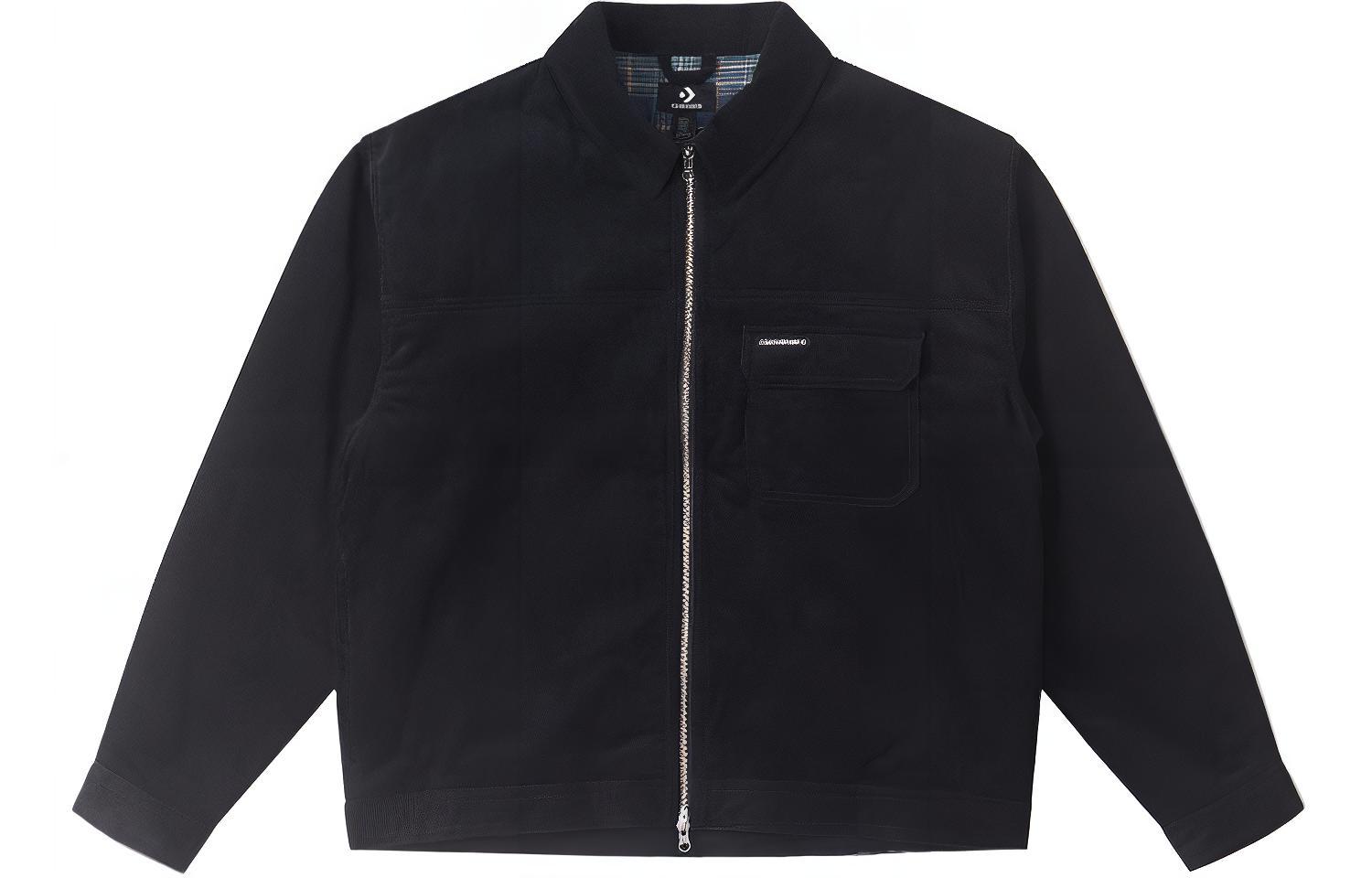 Converse Corduroy Logo Patch Retro Long Sleeve Jacket  10025260-A03