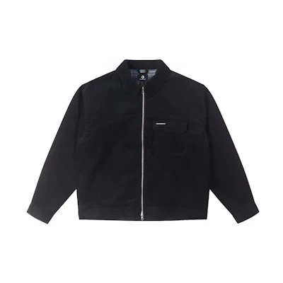 Converse Corduroy Logo Patch Retro Long Sleeve Jacket 10025260-A03