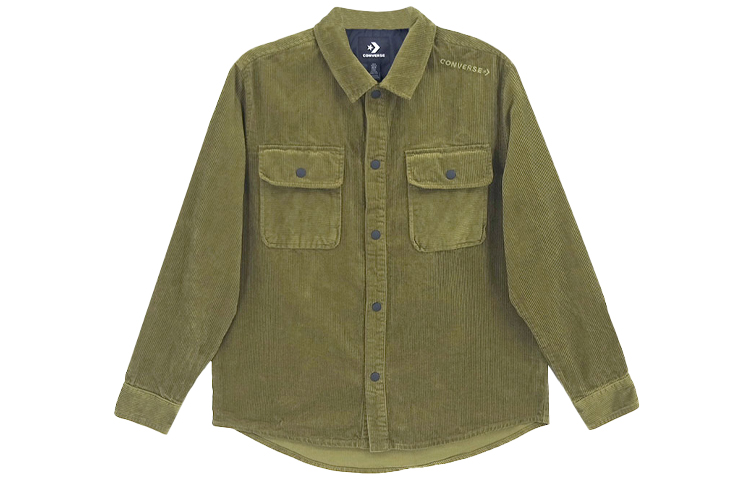 Converse Corduroy Outdoor Jacket Dark Moss Green 10019954-A11