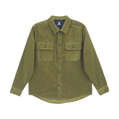 Converse Corduroy Outdoor Jacket Dark Moss Green 10019954-A11