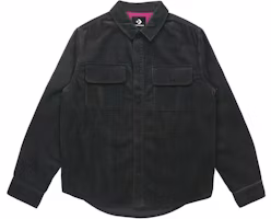 Converse Corduroy Workwear Jacket Black Outdoor Casual Shirt 10019954-A01 Converse Corduroy Workwear Jacket Black Outdoor Casual Shirt 10019954-A01