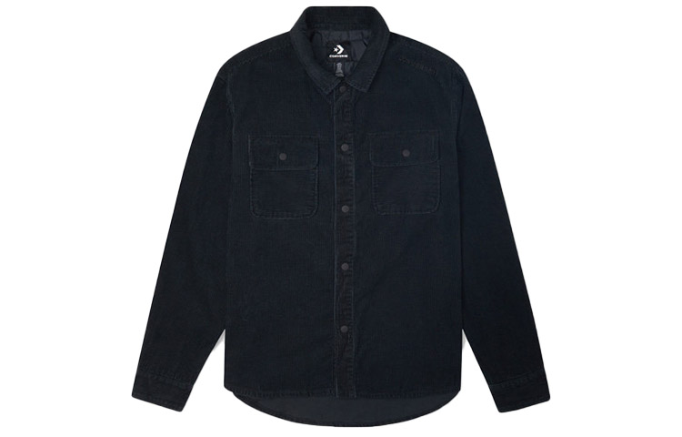 Converse Corduroy Workwear Retro Shirt Jacket in Ink Black 10019954-A12