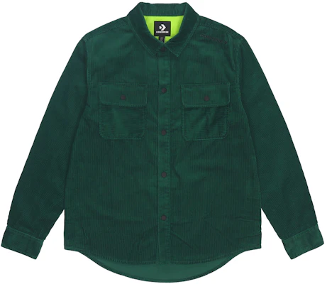 Converse 燈芯絨工裝襯衫外套 深三葉草綠 10019954-A03 Buy Converse 燈芯絨工裝襯衫外套 深三葉草綠 10019954-A03