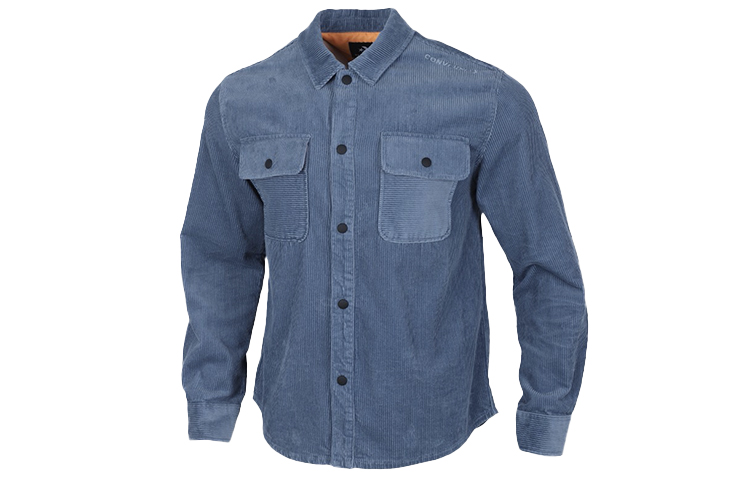 Converse Corduroy Workwear Shirt Jacket Denim Blue 10019954-A06