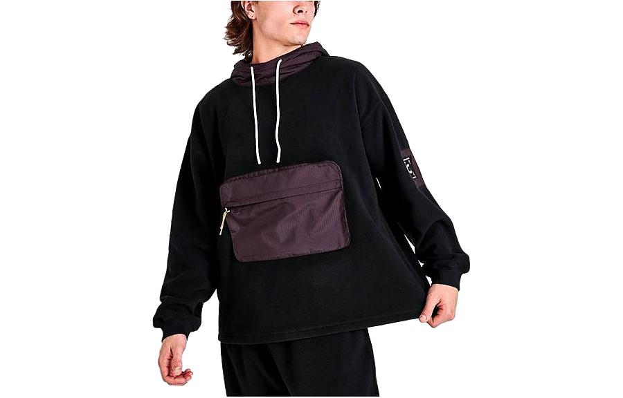 Converse Counter Climate Pullover Hoodie Black Solid Color 10024018-001