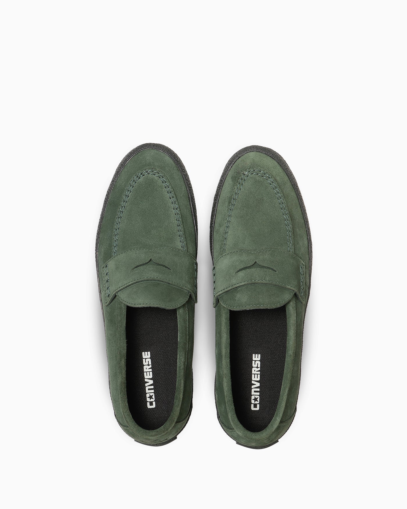 Shop Converse CS Loafer II SK 懶人鞋 深綠/黑色 滑板鞋 33702641