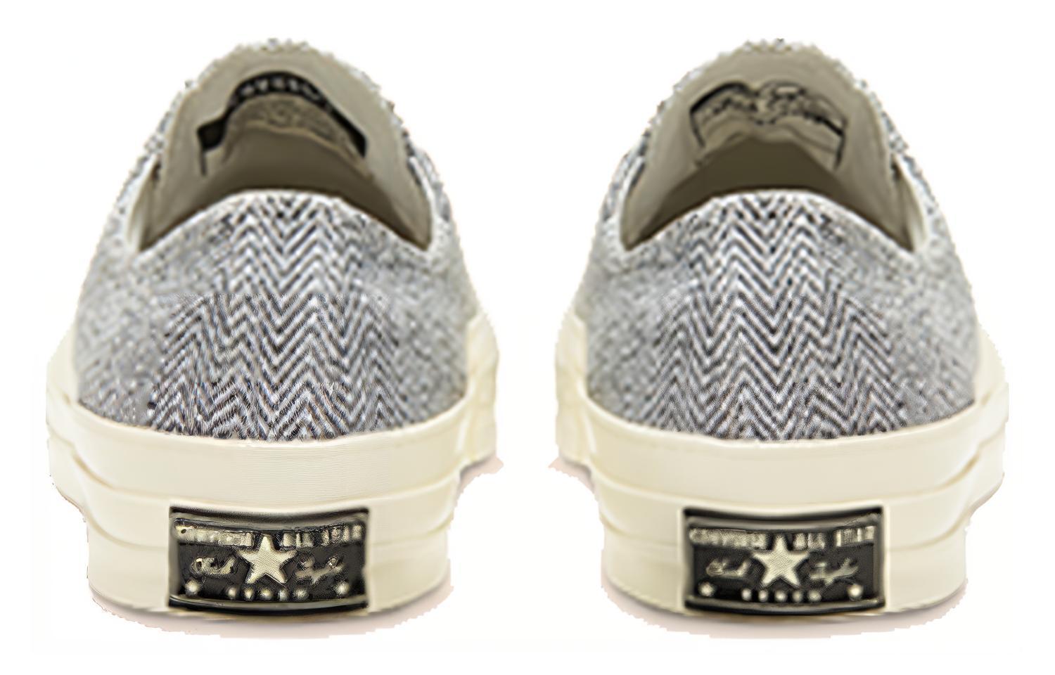 Shop Converse Ct 1970s Snl Renew 低筒潮流帆布鞋 灰白紋路