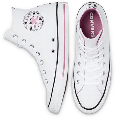 Converse Ctas Hi Rosa/Bianco 169015C Shop Converse Ctas Hi Rosa/Bianco 169015C