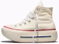 Shop Converse CTAS Lift Double Stack Hi Egret/Egret Casual Shoes A16719C